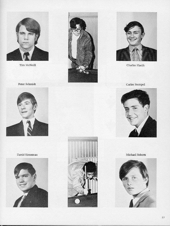 Villa Saint Jean International School  1970 Yearbook Le Chamois Sophomores p27